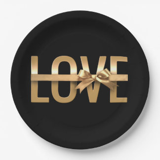 Tuxedo Black - Paper Plate