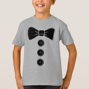 Tuxedo Bow Tie Boys T-shirts