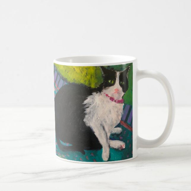 Tuxedo Cat 11 oz Mug  (Right)