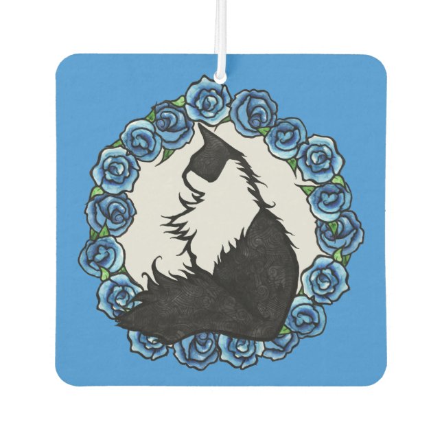 Tuxedo Cat Air Freshener (Front)