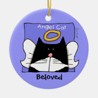 Tuxedo Cat Angel Personalize