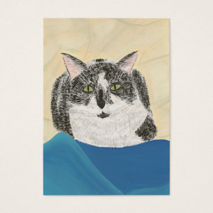 Tuxedo Cat Artist Trading Card