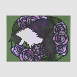 Tuxedo Cat Black and white kitty cats              Tissue Paper