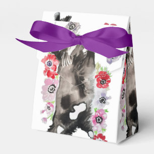 Tuxedo Cat Black White Cats Birthday Favor Box
