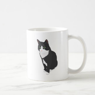 Tuxedo Cat Coffee Mug