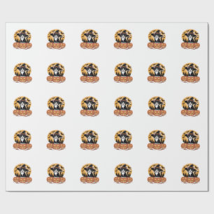 Tuxedo Cat Halloween Witch Cute Pumpkins Essential Wrapping Paper