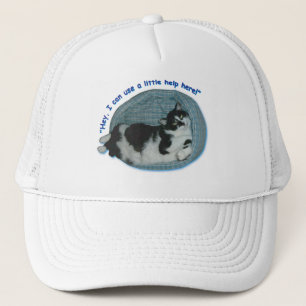 Tuxedo Cat Humour Trucker Hat