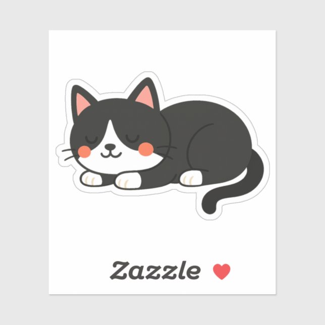 Tuxedo Cat in Dreamland (Sheet)