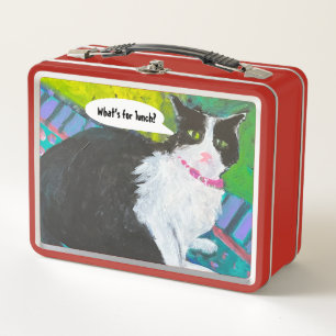 Tuxedo Cat lunch box