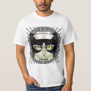 Tuxedo cat nurse T-Shirt