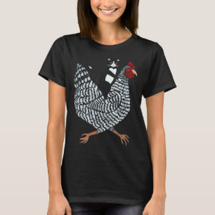 Tuxedo Cat on a Chicken meme T-Shirt