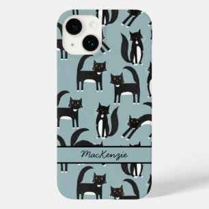 Tuxedo Cat Personalized Case-Mate iPhone 14 Case