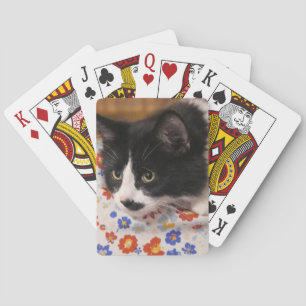 Tuxedo Cat Playing Cards