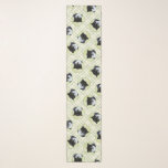 Tuxedo Cat Portrait Painting Cute Original Art Scarf<br><div class="desc">Capture the charm of nature's symphony with this delightful painting, a portrait of a black and white Tuxedo cat. Our specialty lies in crafting original art based on nature and animals. Whether for yourself or as a thoughtful gift for your wildlife enthusiast friends, this piece promises to bring joy. Unleash...</div>