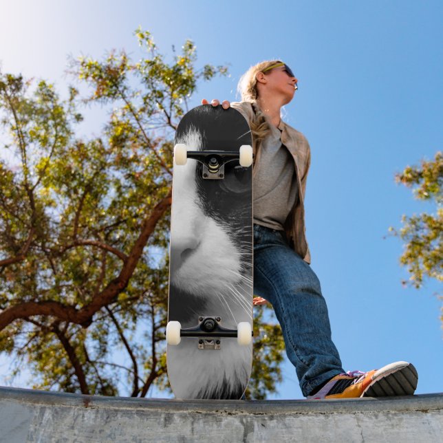 Tuxedo Cat Skateboard (Outdoor 1)