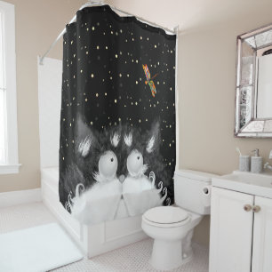 Tuxedo Cat Surprised by Dragonfly 