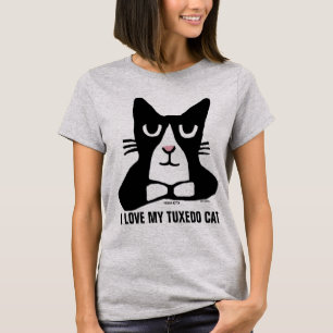 TUXEDO CAT t-shirts, PANDA KITTY T-Shirts
