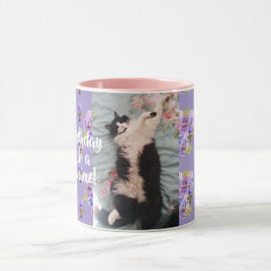 Tuxedo Chat Drôle Joyeuse Danse Anniversaire Mug P