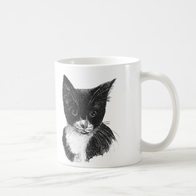 Tuxedo Chat Mug (Droite)