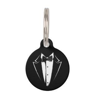 Tuxedo Classic Party Funny Concert Festival Design Pet Tag