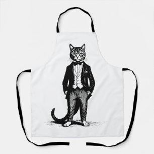 Tuxedo Classy Cat Apron