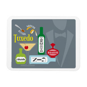 Tuxedo Cocktail Magnet