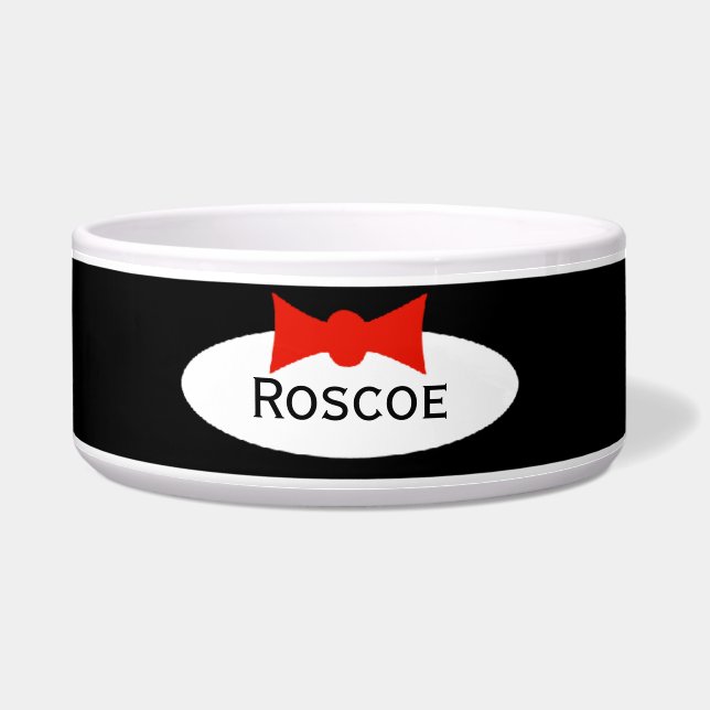 Tuxedo Dapper Boy Bow Tie Personalized (Front)