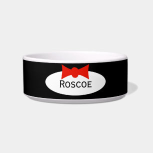 Tuxedo Dapper Boy Bow Tie Personalized Bowl