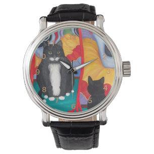 Tuxedo Fun House Fat Cat Watch