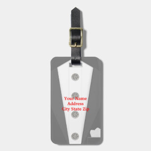 Tuxedo Luggage Tag