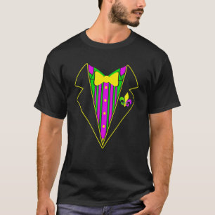 Tuxedo Mardi Gras  Carnival Festival Party Costume T-Shirt