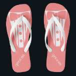 Tuxedo Personalize Colour Flip Flops<br><div class="desc">The perfect touch to your destination beach or poolside wedding. CUSTOMIZE THE COLOR- flip flops with a white formal tuxedo, white shirt and bow tie image. Your groom will marry in style with these fashionable "Formal Tuxedo Flip-Flops" Add a matching wedding gown style for the bride! Please visit my store...</div>