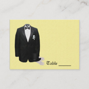 Tuxedo Place Card