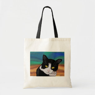 Tuxedo the Cat Canvas Bag