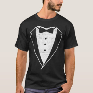Tuxedo Tux Dinner Jacket Dress Code Black Tie Part T-Shirt