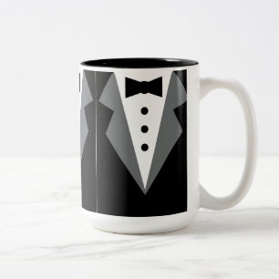 Tuxedo Two-Tone Coffee Mug
