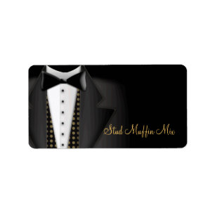 Tuxedo Wedding Labels