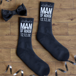 Tuxedo Wedding Man of Honour Black Socks