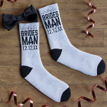 Tuxedo Wedding Personalized Bridesman Socks<br><div class="desc">Which Bridesman would not love a pair of black and white wedding socks as thank you gift? I don't know one that wouldn't. Add his name and your wedding date and get ready for the look of joy on his face.</div>