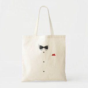Tuxedo with Bowtie For Weddings Tote Bag