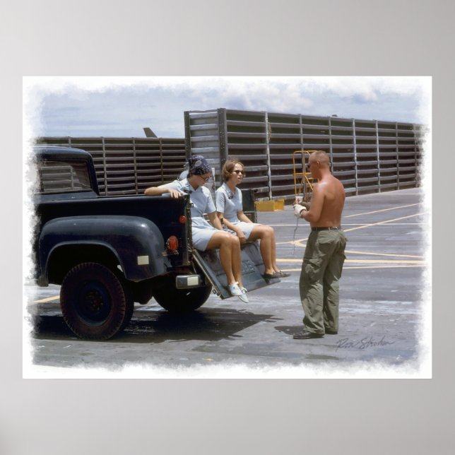 Tuy Hoa AFB Vietnam 1969 C Print (Front)