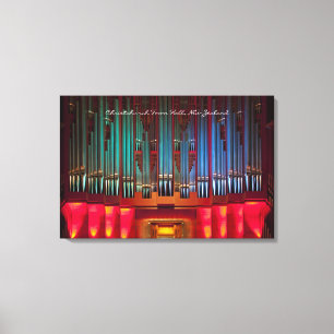 Tuyau d'orgue époustouflant enveloppé de toile ave