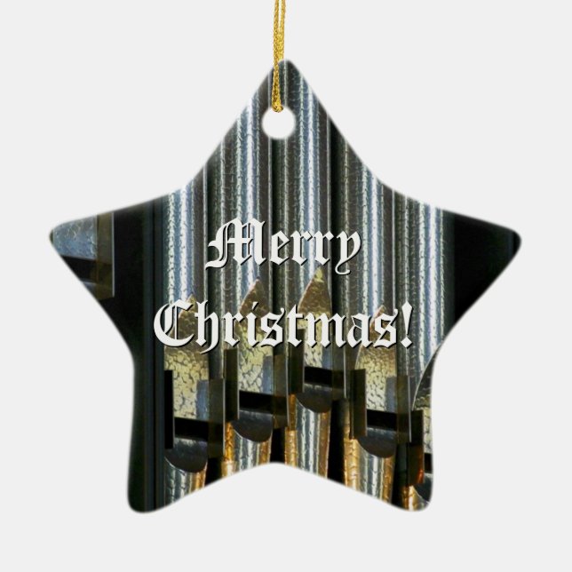 Tuyaux d'orgue ornements de Noël (Devant)