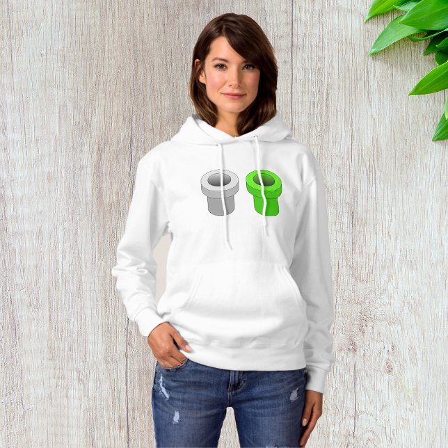 Tuyaux isométriques Sweat - shirt à capuche pour f (Créateur téléchargé)