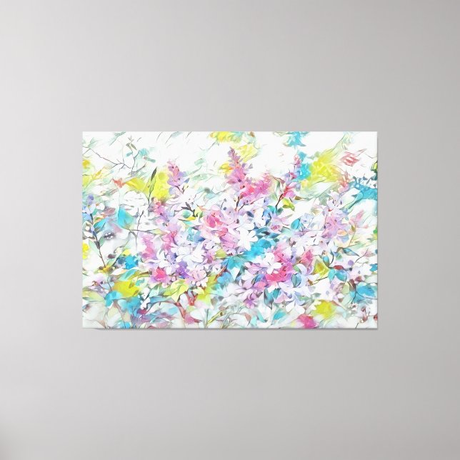*~* TV2 Abstrait Lilac Art Étiquette Impression (Recto)