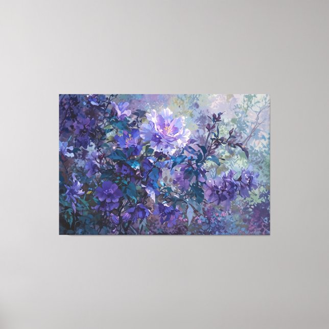*~*  TV2.  Rose of Sharon Stretched Canvas Print (Front)