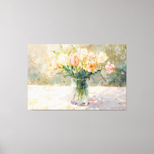 *~*  TV2 STILL TULIPS Stretched Canvas Print