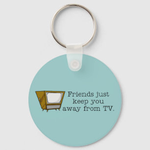 TV Addict Keychain
