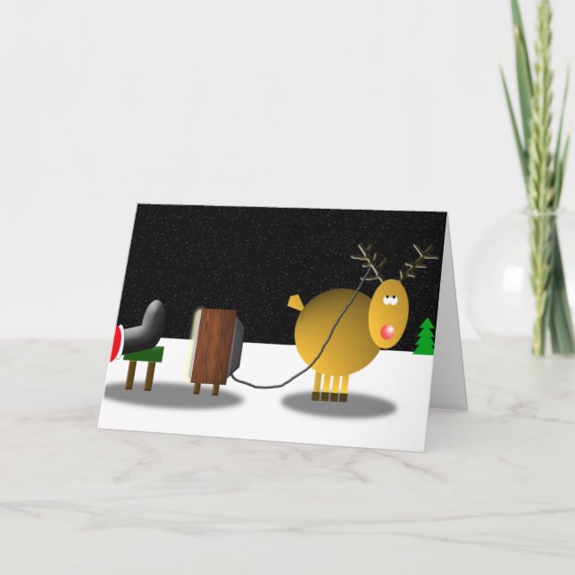 TV Aerial Holiday Card (Front)