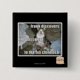 TV Childlock 2 Inch Square Button
